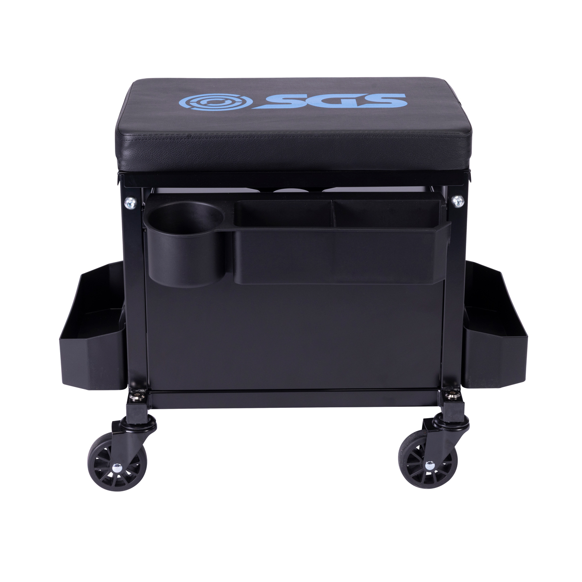 SGS Heavy Duty Adjustable Mechanics Seat with Drawer and Side Trays